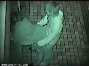 At Night Time Outdoor Public Sex