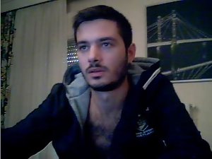 Sensual Webcam Greek Lad Is Jerking His Xxl big cock